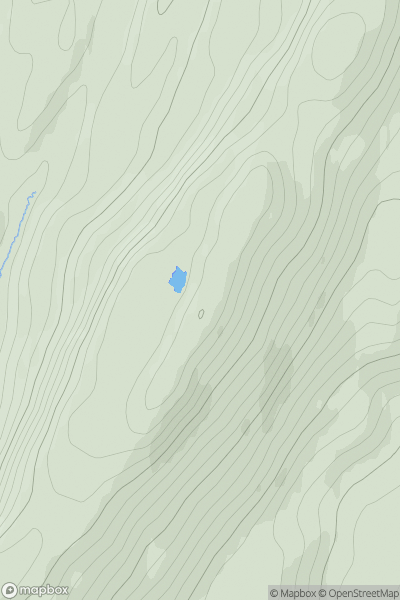 Thumbnail image for Cnoc Reamhar [Knapdale and Kintyre] [NR766912] showing contour plot for surrounding peak